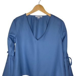 Favlux Cold Shoulder Bell Sleeve Blouse Medium